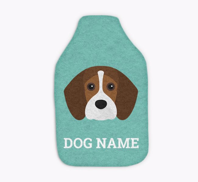 Name And Icon: Personalized {breedFullName} Hot Water Bottle